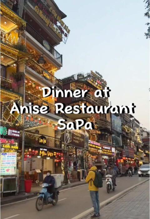 Anise Restaurant Sapa, Vietnam #sapa #sapavietnam #vietnam #vietfood #dinner #vietnamdish #vietnamfood #vietnam2024 